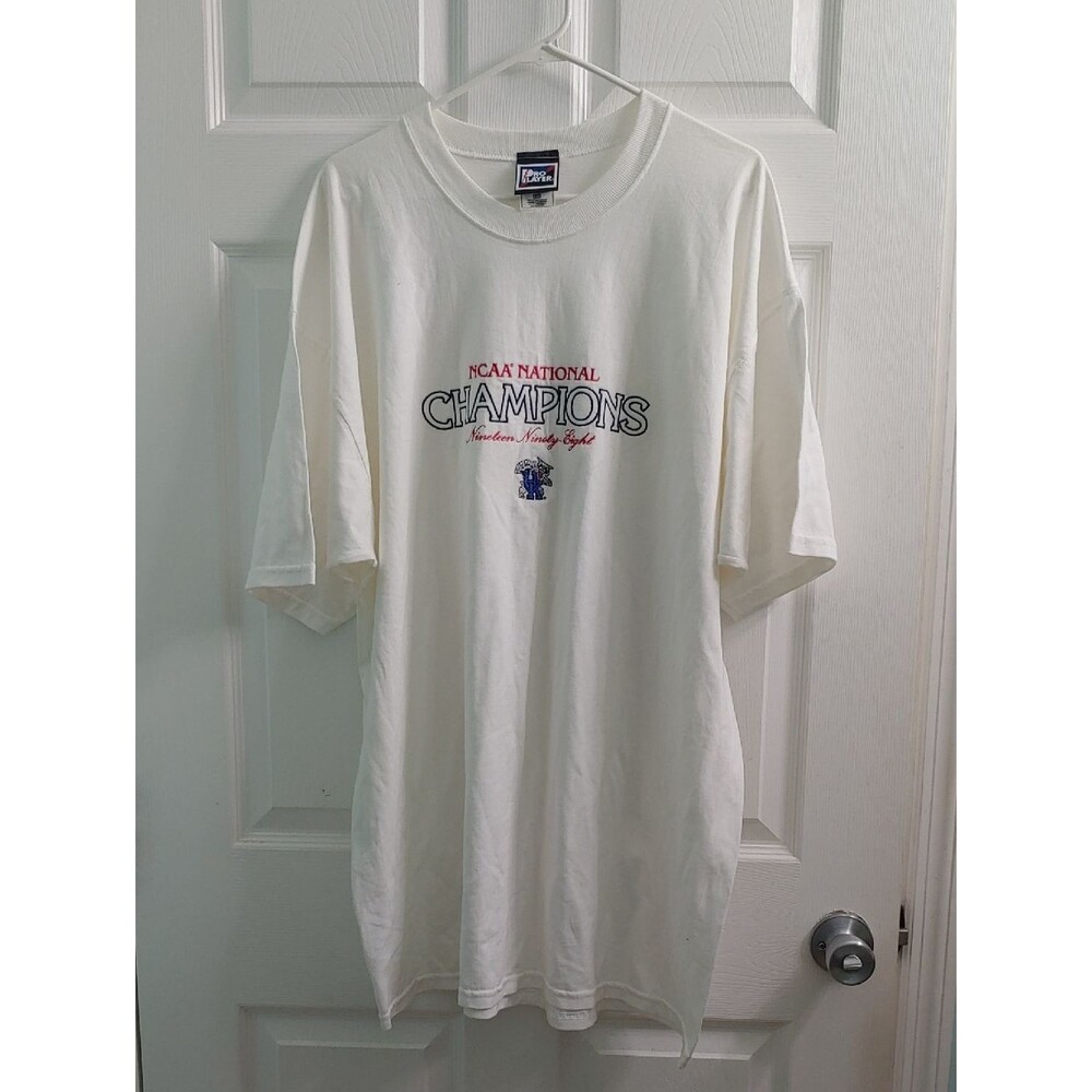 Vintage 90s UK T Shirt Unisex XXL Wildcats NCAA Champions 1998 White Tee